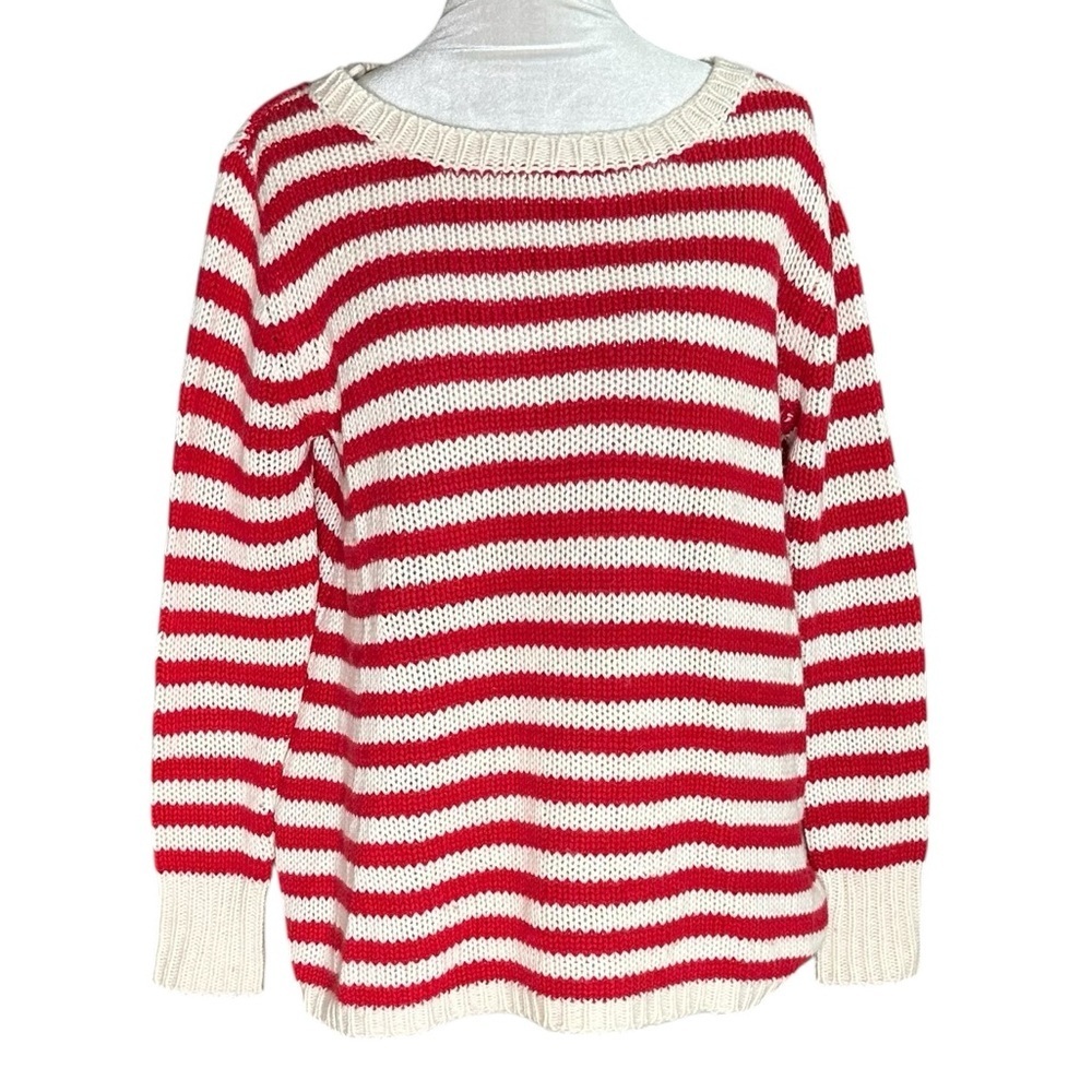 Claudia Nichole Women’s Cashmere Blend Striped Sweater. Size Large